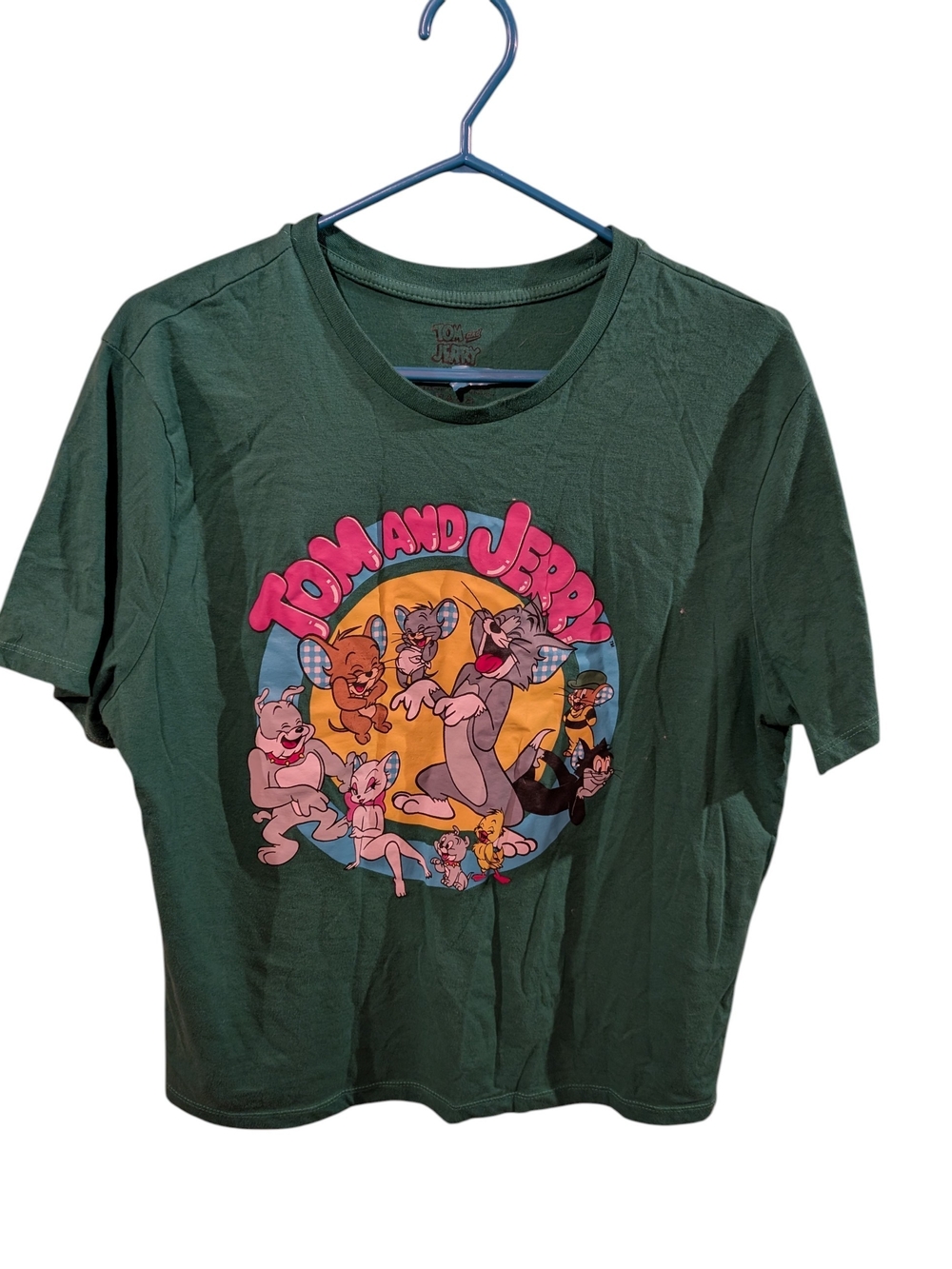 Tom and Jerry Graphic Tee - Forest Green